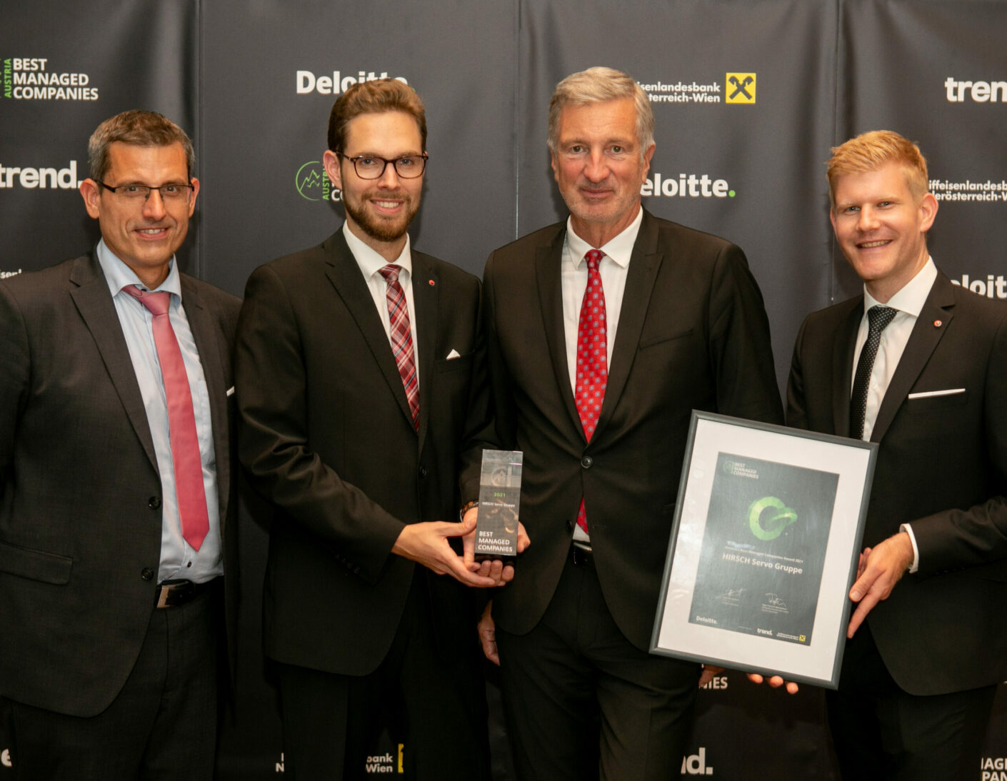 HIRSCH awarded as Best Managed Company | HIRSCH Servo